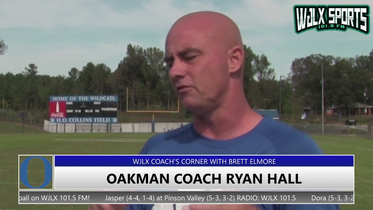 “COACH’S CORNER” – OAKMAN COACH RYAN HALL