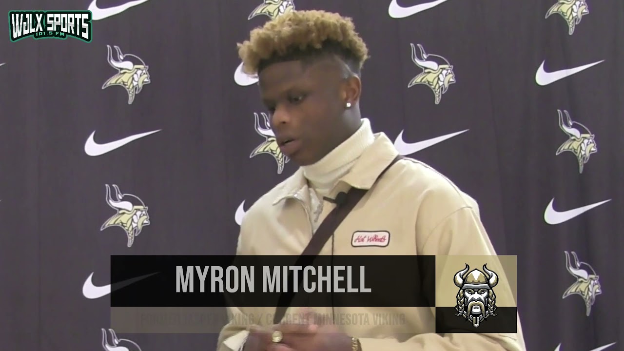 Former Walker Viking and current Minnesota Viking Myron Mitchell returns to Jasper