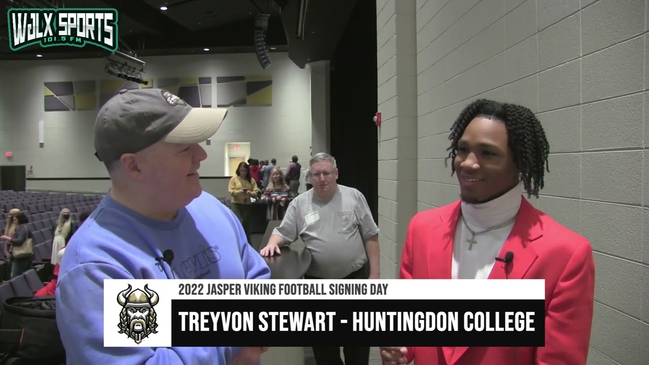 2022 Signing Day – Jasper Viking Treyvon Stewart