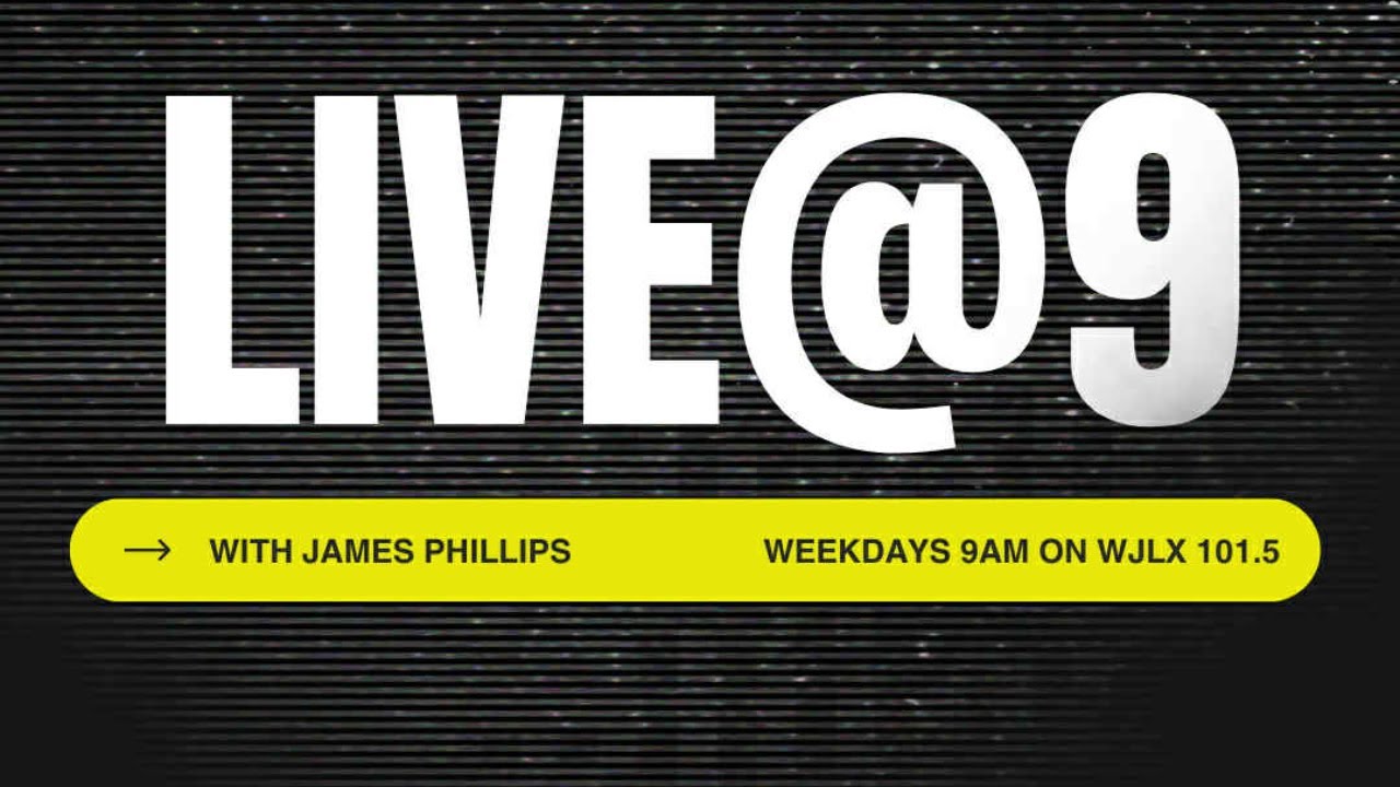 Live@9 with James Phillips, with guest Andrea Phillips