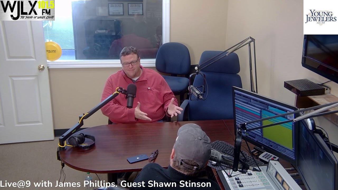 Live@9 with James Phillips with guest Shawn Stinson