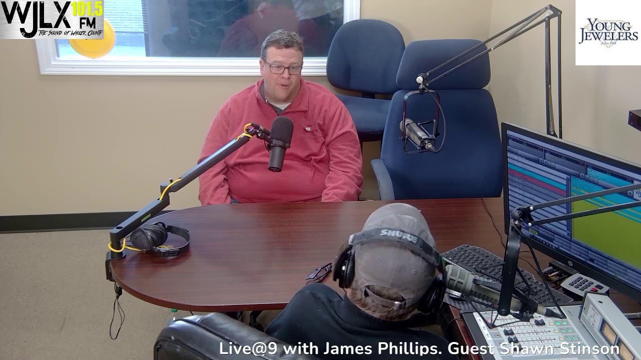 Live@9 with James Phillips with guest Shawn Stinson