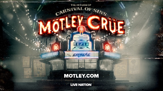 Mötley Crüe announces dates for The Return of the Carnival of Sins tour