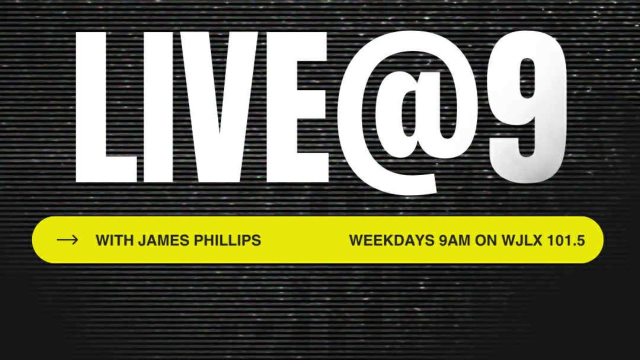 Live@9 with James Phillips. Guest host Jennifer Timmons