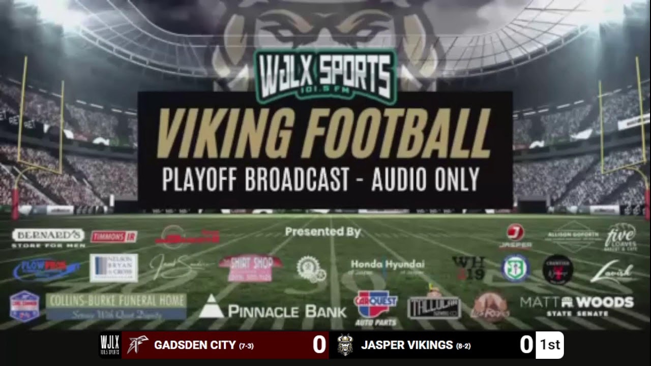 Jasper Vikings vs. Gadsden City Titans – Presented by Pinnacle Bank – 11/7/2025