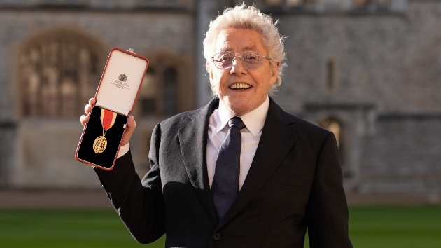 Roger Daltrey receives his knighthood at Windsor Castle