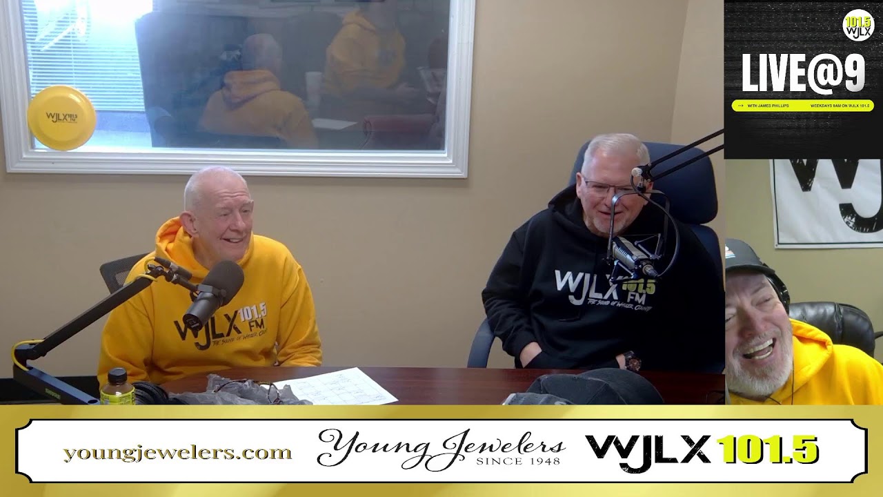 Live@9 with James Phillips with guests WJLX staff