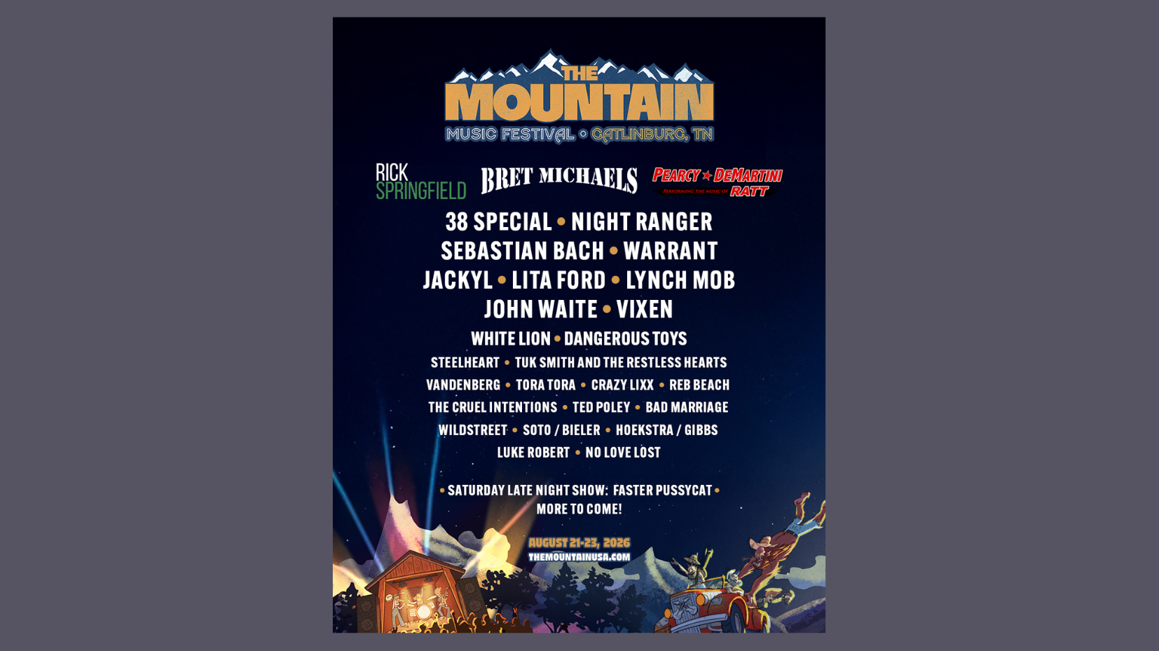 Full lineup announced for Tennessee’s The Mountain Festival