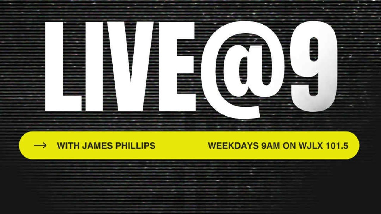Live@9 with James Phillips, guest Jarius Williams