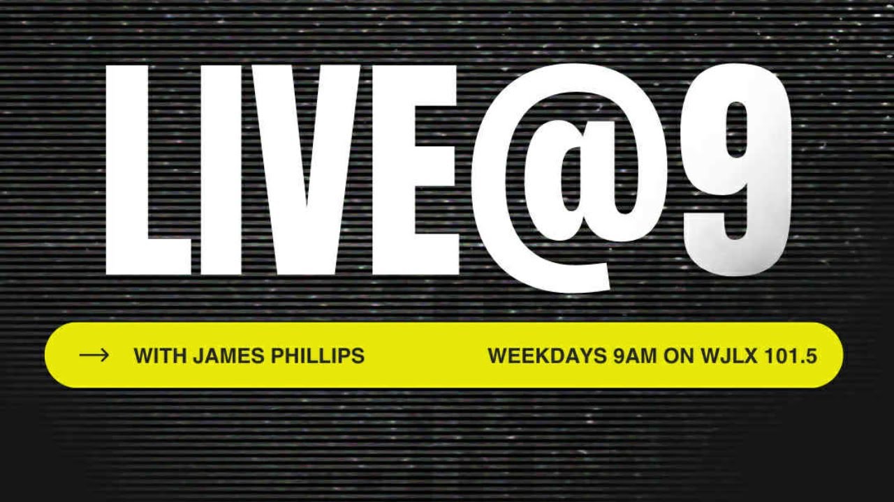 Live@9 with James Phillips, guest Tabitha Douglas