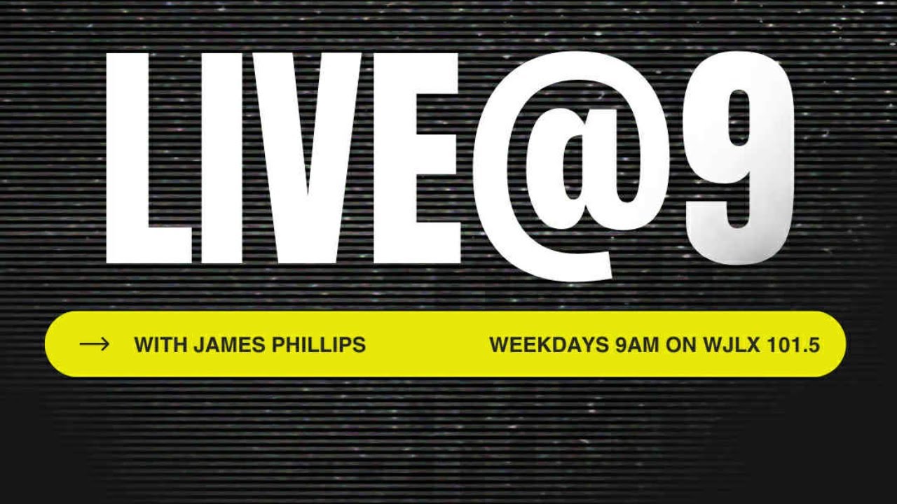 Live@9 with James Phillips with guest Sandra Courington