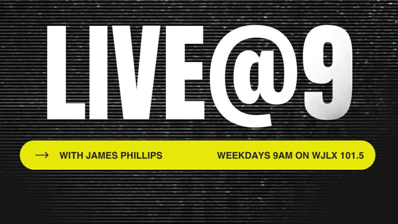 Live@9 with James & Andrea Phillips, with guests Nick & Caitlin Norris