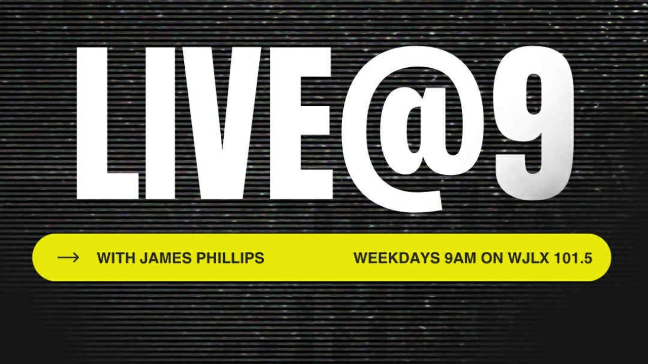 Live@9 with James Phillips and guests! Josh Williams!