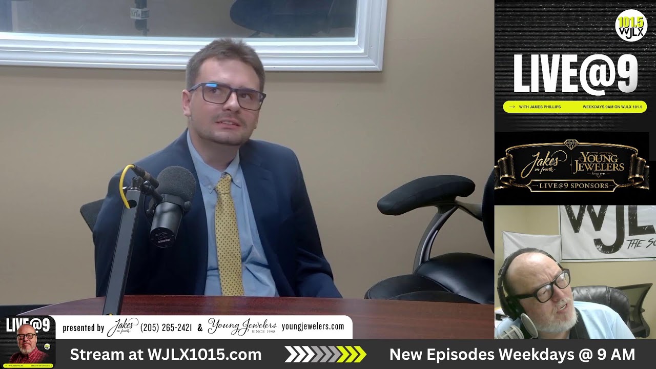 Live@9 with James Phillips and guest Nicholas Rizzo 7/9/26