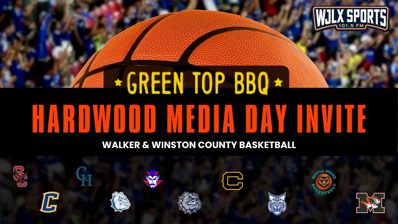 WJLX Sports Hardwood Media Day Invite – Presented by Green Top BBQ